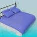 3D Modell Bett - Vorschau