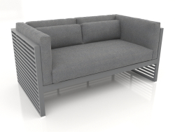 2-seater sofa (Anthracite)