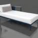 3d model Sofa module, section 2 right (Grey blue) - preview