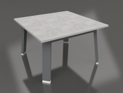 Table d'appoint carrée (Anthracite, DEKTON)