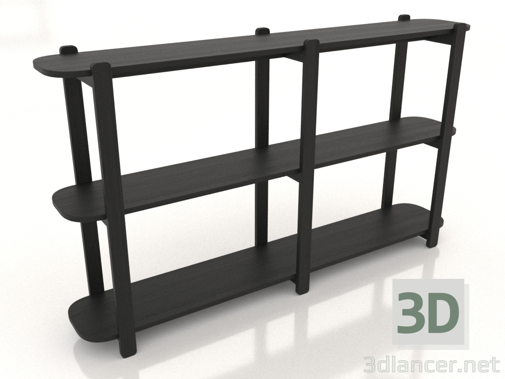 3D Modell Konsole 2 1600 mm (schwarz RAL 9005) - Vorschau