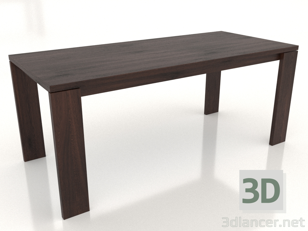 3d model Dining table BLANK 1800x800x750 mm (wenge oak) - preview