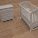 Babybett 3D-Modell kaufen - Rendern