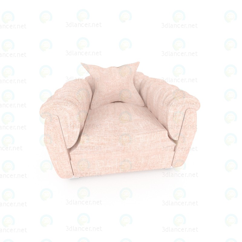 Silla para sala de estar 3D modelo Compro - render