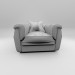 Silla para sala de estar 3D modelo Compro - render