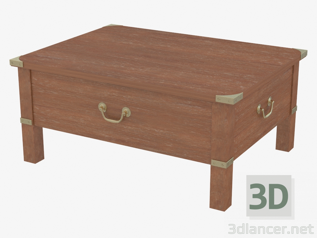 3d model mesa de café en un estilo marino - vista previa