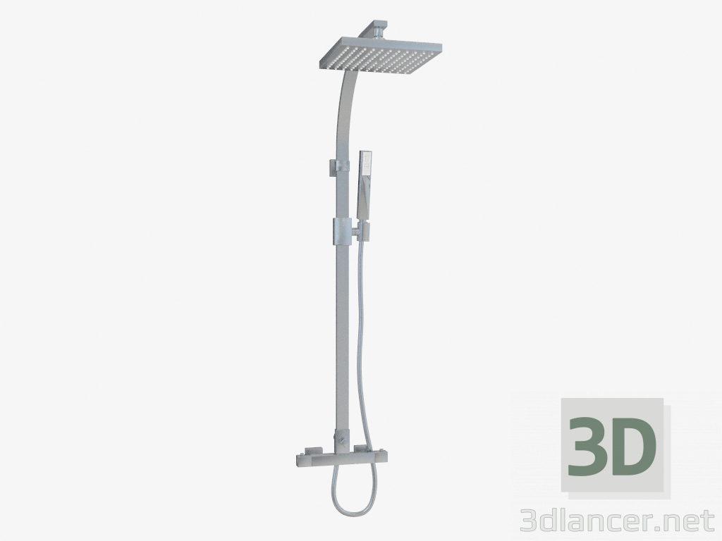 Modelo 3d Duche definir Cubic (NAC-01AT 26088) - preview