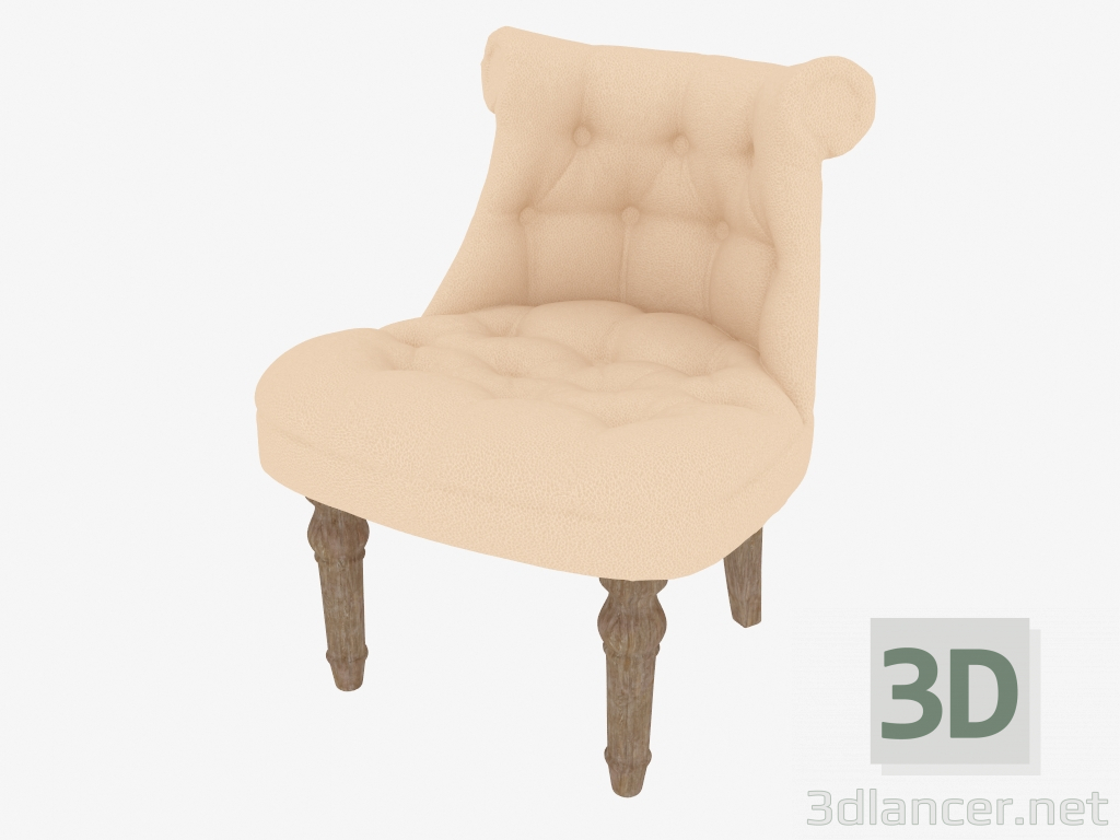 modello 3D Poltrona 25 barocca - anteprima