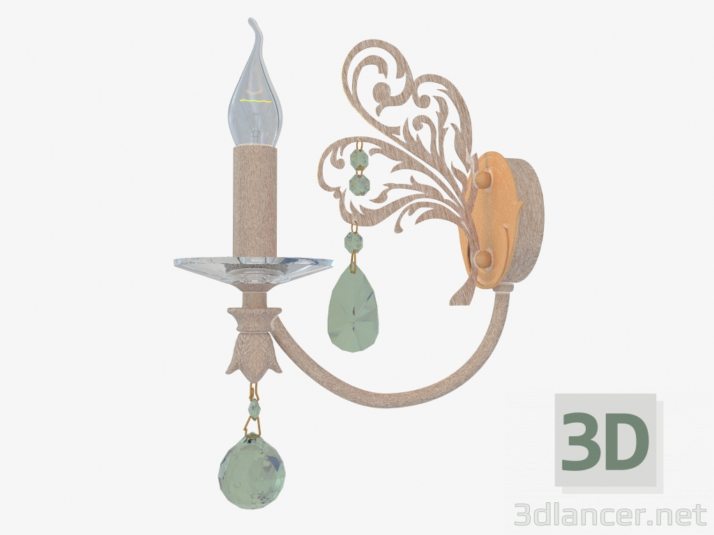 3d model SALUTE sconce (ARM005-01-G) - preview