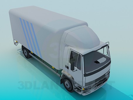 3D Modell LKW - Vorschau