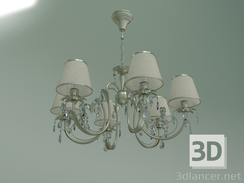 modello 3D Lampadario a sospensione Leticia 262-6 (Strotskis) - anteprima