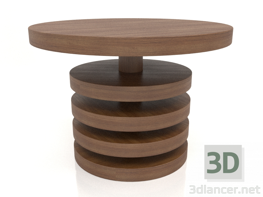 modèle 3D Table basse JT 04 (D=700x500, bois brun clair) - preview