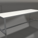 modèle 3D Table à manger 270 (Polyéthylène blanc, Anthracite) - preview