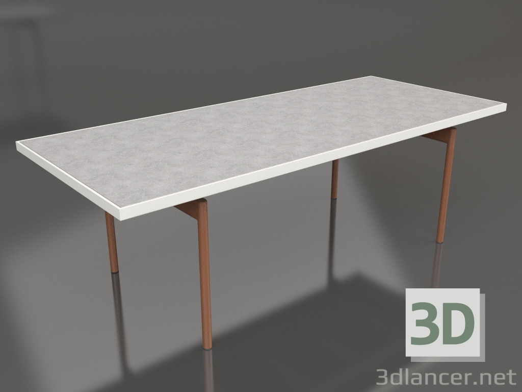 3d model Mesa de comedor (gris ágata, DEKTON Kreta) - vista previa