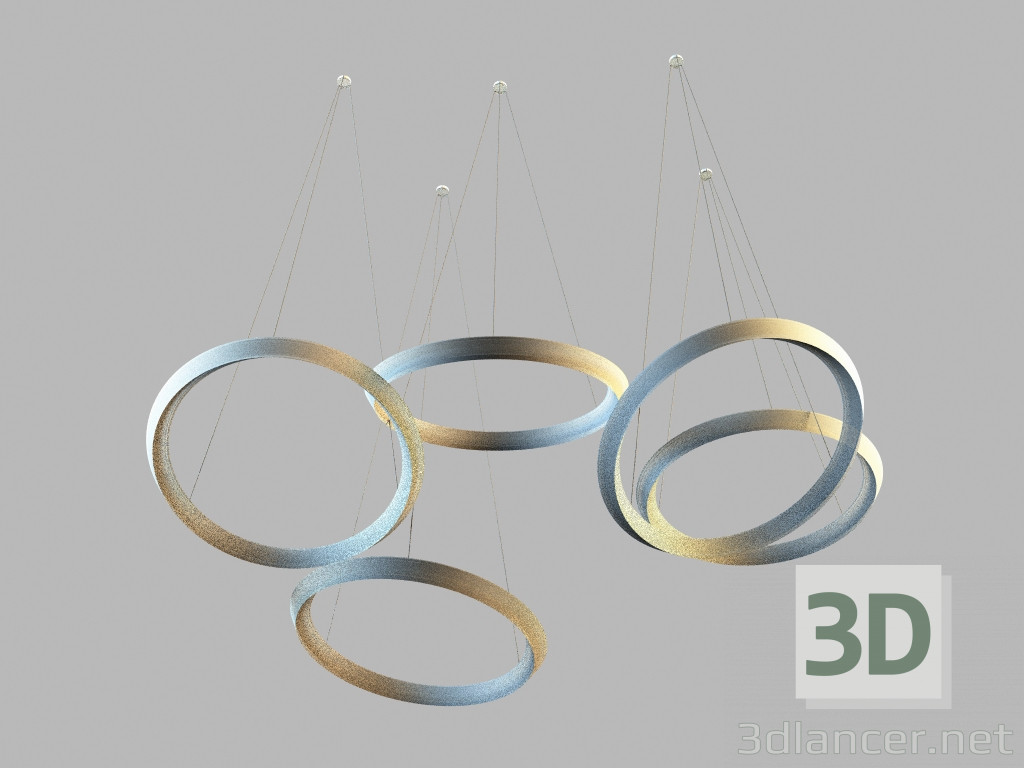 3d model 2333 hanging lamp - preview