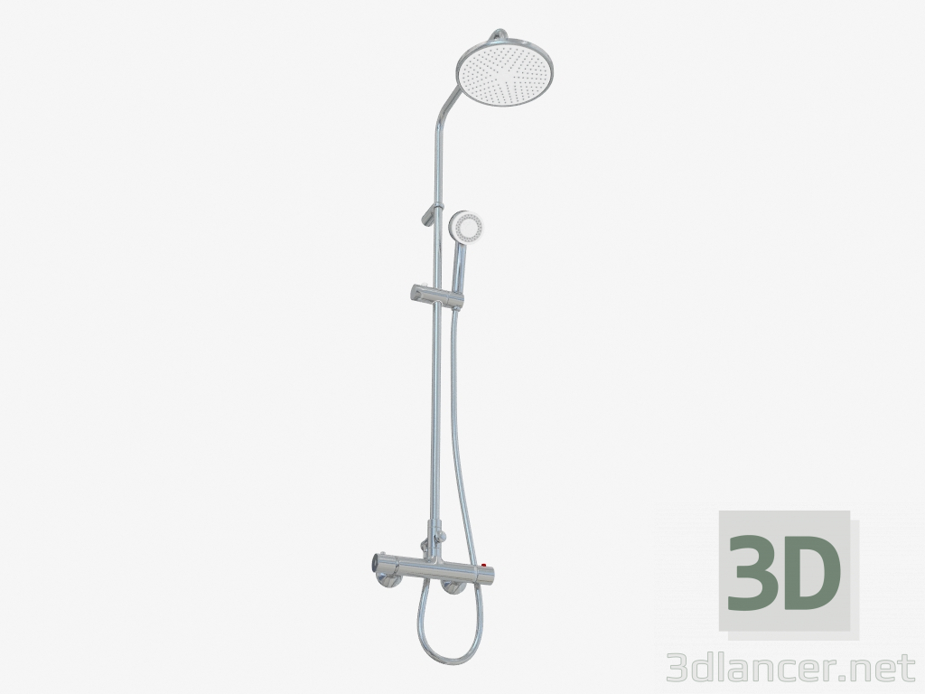 modello 3D Set doccia Curry (NAC-01CT 49535) - anteprima