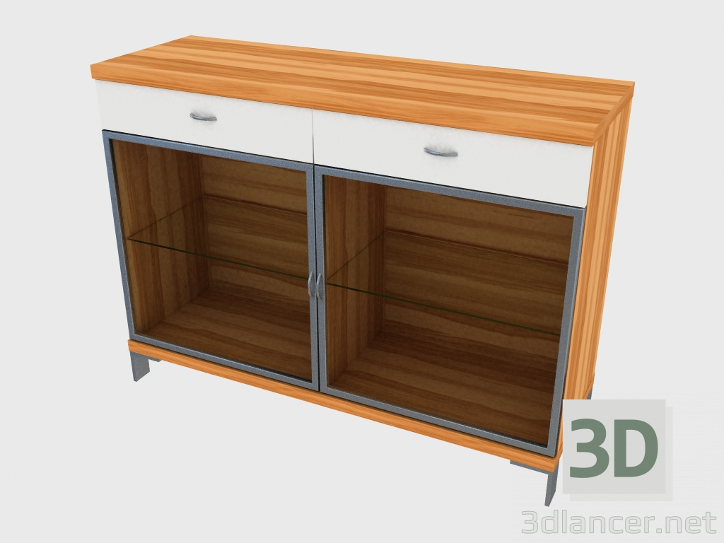 3d model Buffet de dos secciones (150-39-2) - vista previa