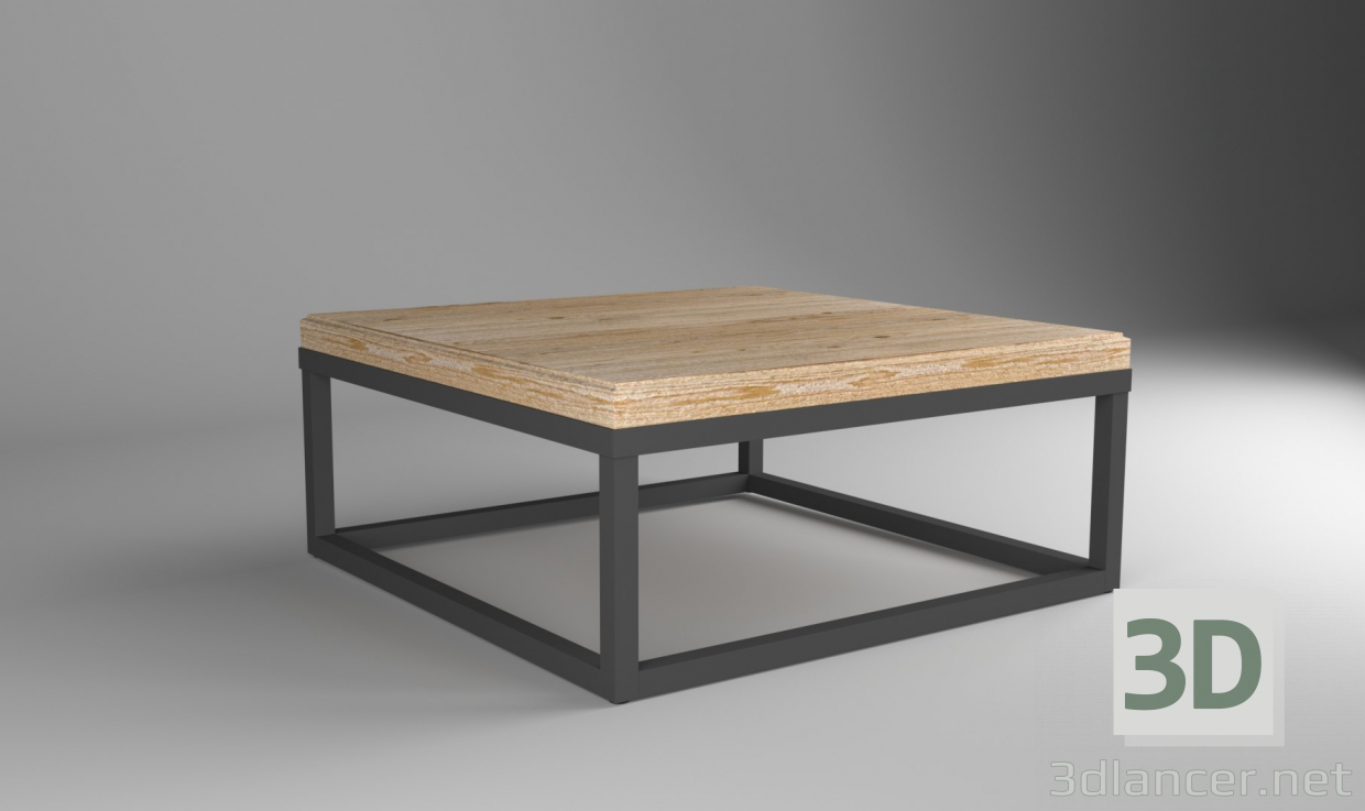 modèle 3D Table basse - preview