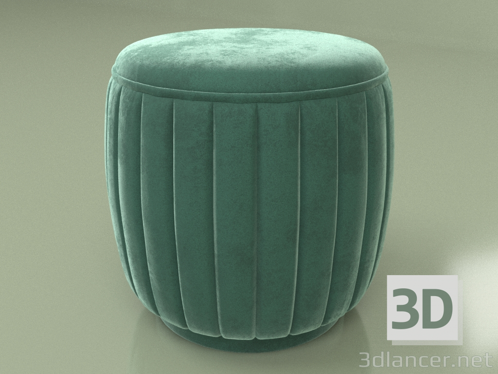 3d model Pouffe Dizhka (green) - preview