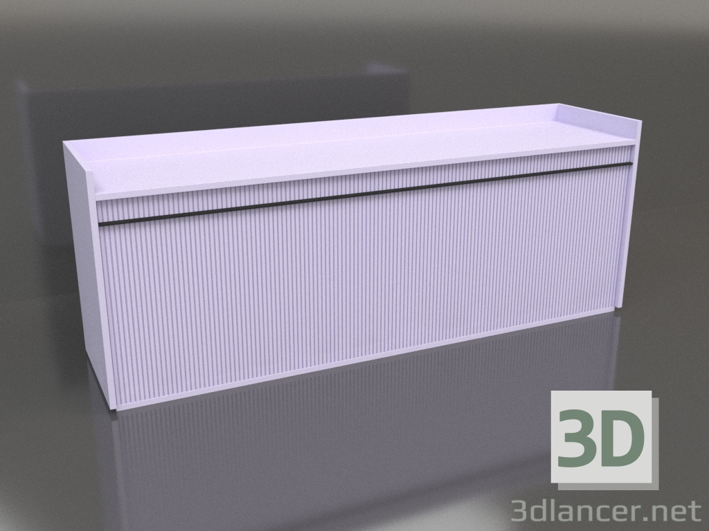 modèle 3D Armoire TM 11 (2040x500x780, lilas) - preview