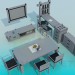 3d model Room furniture - preview