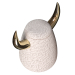 3d Ваза Bull Rough Cashmere and Glossy Gold Horn модель купить - ракурс