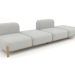 3D Modell Modulares Sofa (Komposition 15) - Vorschau