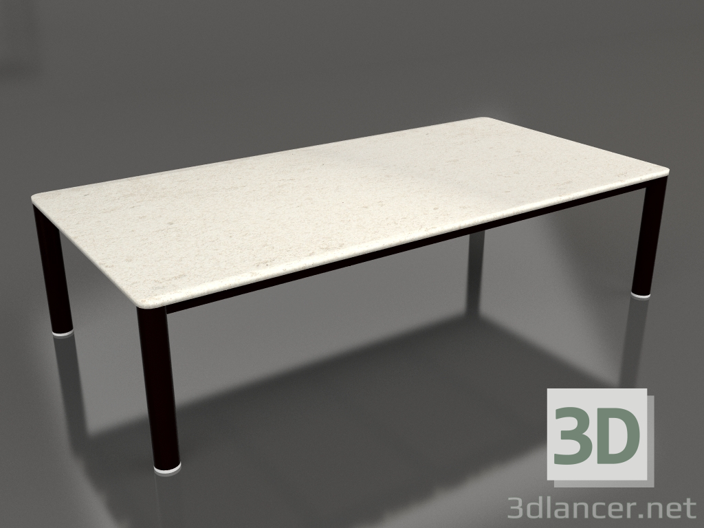 Modelo 3d Mesa de centro 70×140 (Preto, DEKTON Danae) - preview