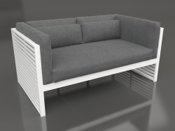 2-seater sofa (White)