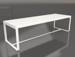 Mesa de jantar 270 (polietileno branco, branco)