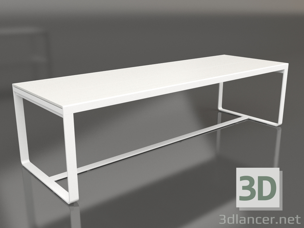 modèle 3D Table à manger 270 (Polyéthylène blanc, Blanc) - preview