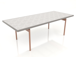 Table à manger (Quartz gris, DEKTON Kreta)