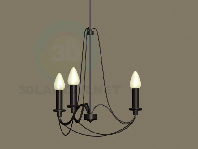 3d model chandelier - preview