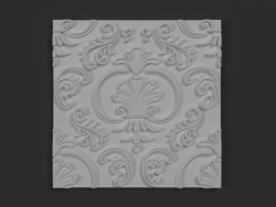 Panneau de plâtre 3D Motif en relief