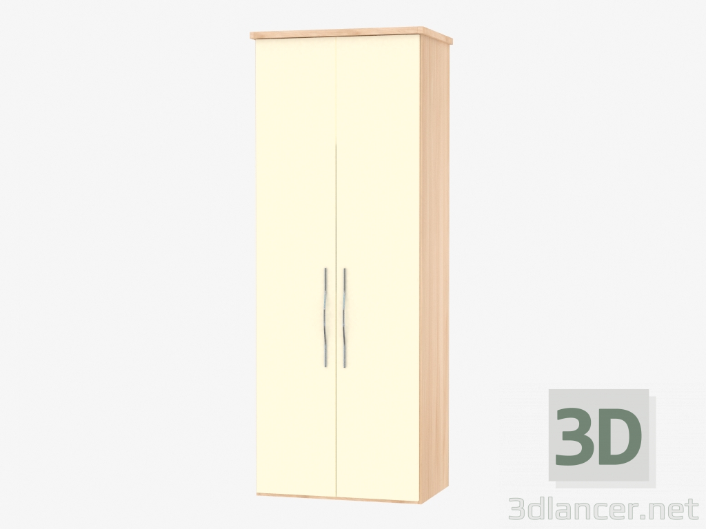 modello 3D Modulare Armadio porta 8 (90,6h235,9h62) - anteprima