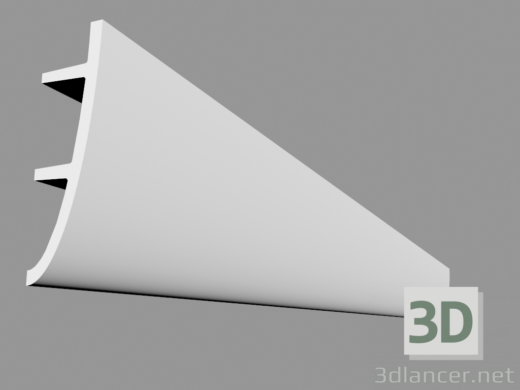 Modelo 3d Cornija para iluminação oculta C374 - Antonio (200 x 18 x 5 cm) - preview