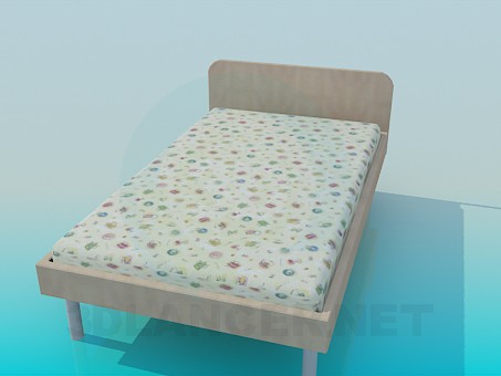 3d model Cama - vista previa