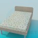 3d model Cama - vista previa