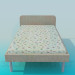 3d model Cama - vista previa