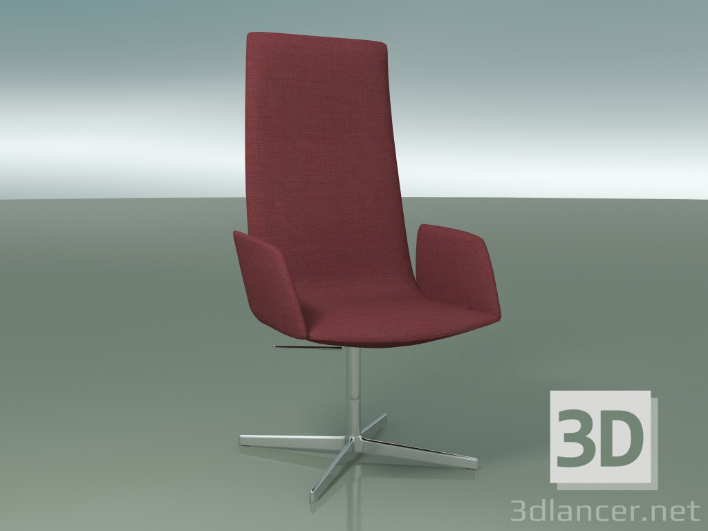 3D modeli Yönetici koltuğu 4906BR (4 ayaklı, yumuşak kolçaklı) - önizleme