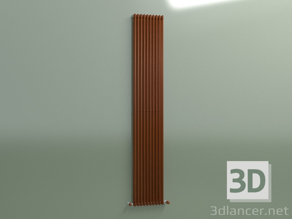 3D modeli Dikey radyatör ARPA 2 (2020 10EL, Brown rust) - önizleme