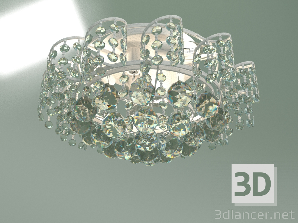 Modelo 3d Candelabro de teto 16017-6 (branco com prata-Strotskis) - preview