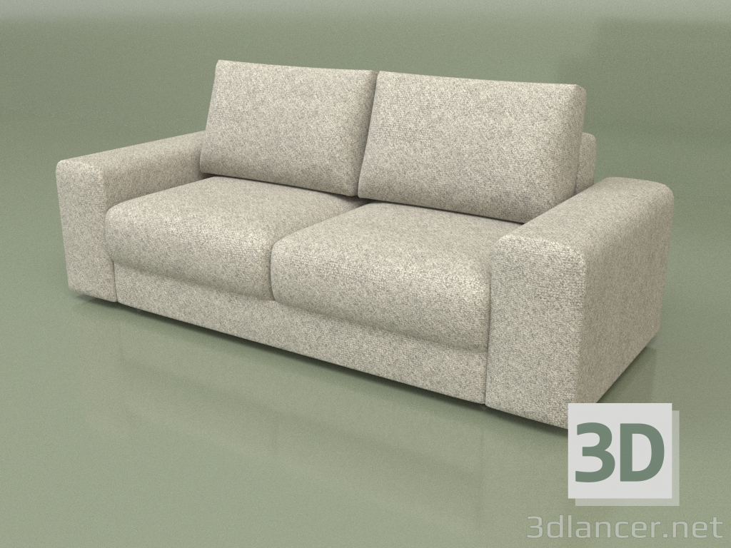 modello 3D Divano pieghevole Augusta (beige) - anteprima