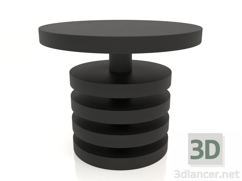 modèle 3D Table basse JT 04 (D=600x500, bois noir) - preview