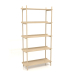 modello 3D Rack ST 02 (1000x400x2020, legno bianco) - anteprima