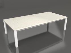 Mesa de centro 70×140 (Blanco, DEKTON Danae)