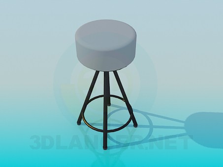 modèle 3D Tabouret - preview