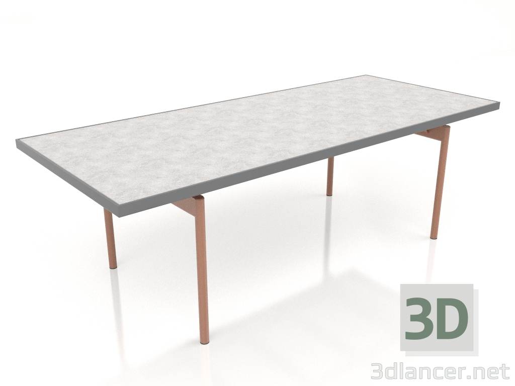 3d model Dining table (Anthracite, DEKTON Kreta) - preview