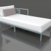 3d model Sofa module, section 2 right (Blue gray) - preview