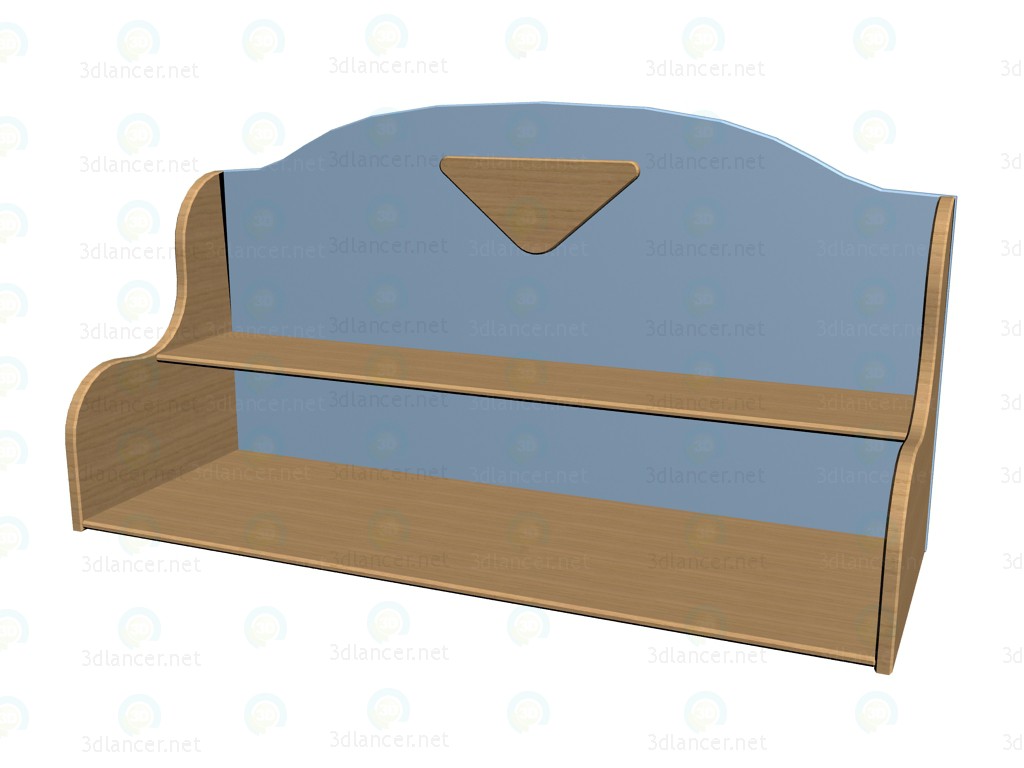 3d model Estantería de pared 63PL02 - vista previa